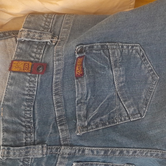 ZD Premium  Jean Shorts Overalls Size 1 - Picture 7 of 14